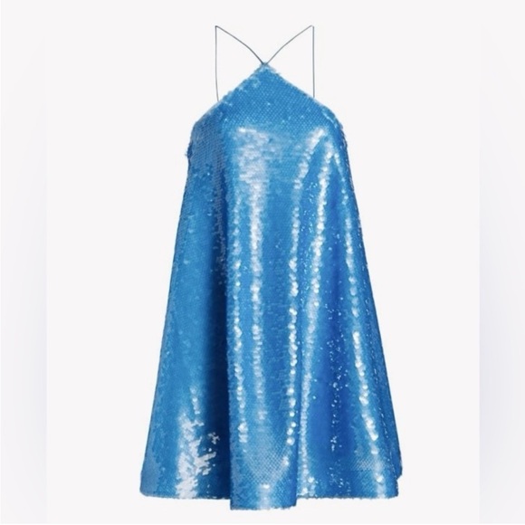 Alexis Shana Blue sequin Dress - Picture 1 of 5